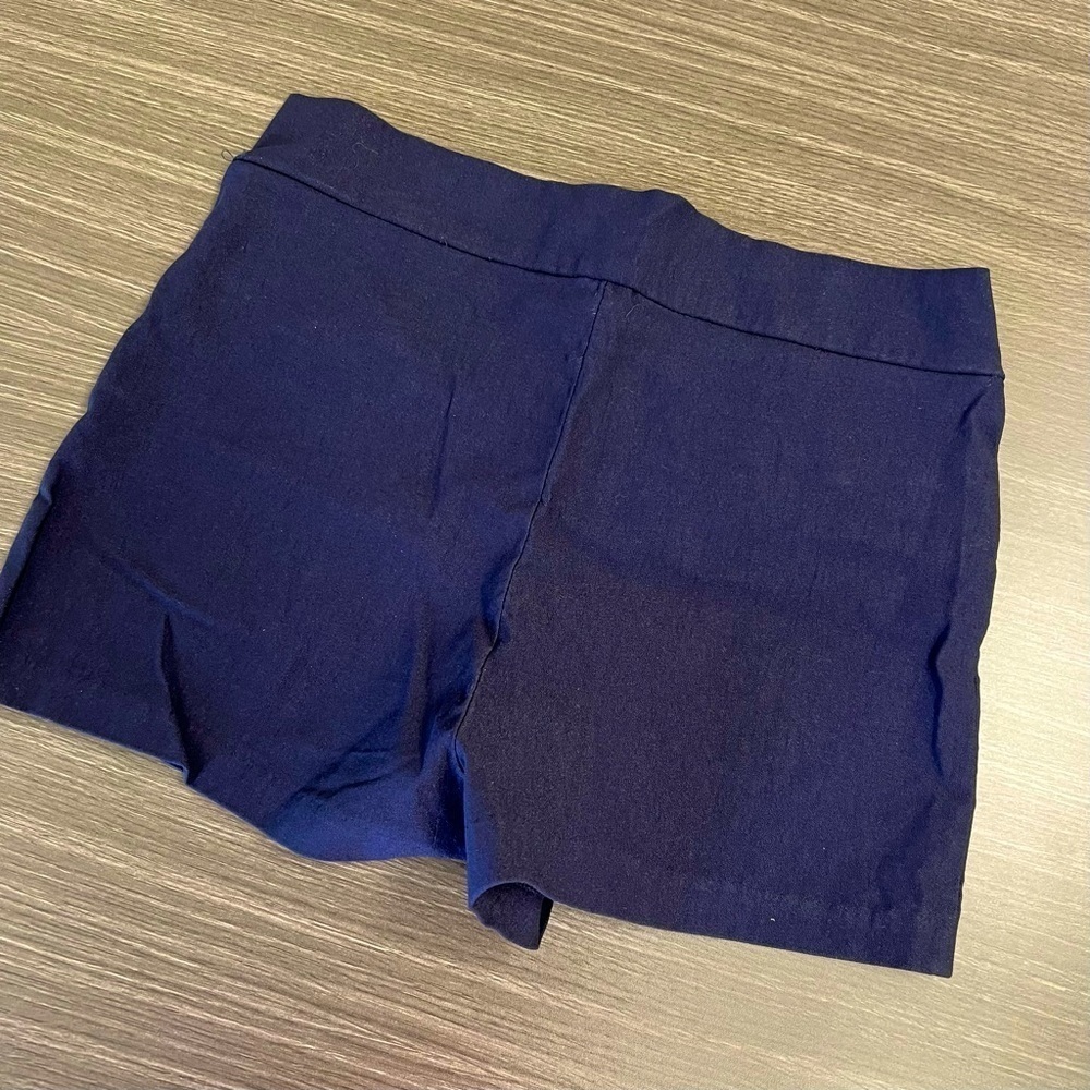 Charlotte Russe Shorts With Gold Zipper Detailing